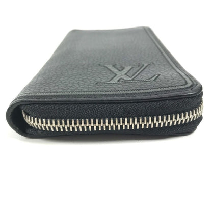 Louis Vuitton Wallet Vertical Zippy Taurillon Leather Noir Black — view 4