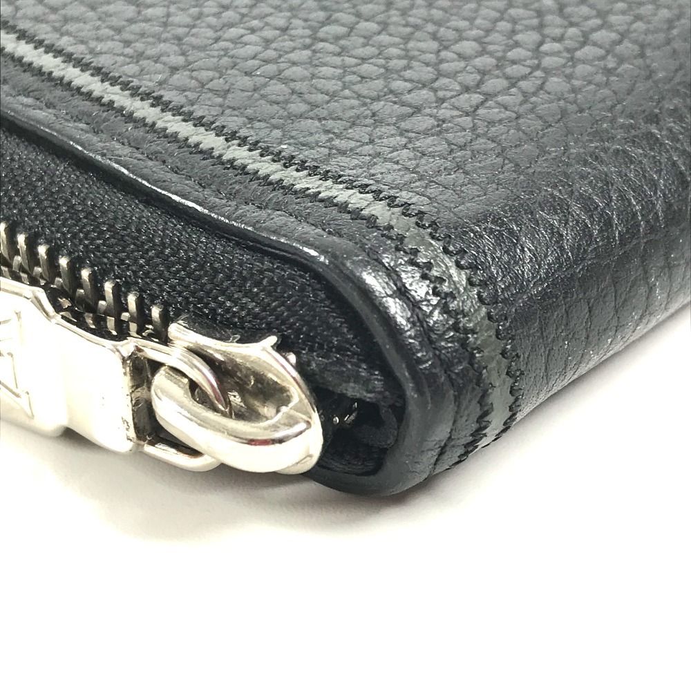 Louis Vuitton Wallet Vertical Zippy Taurillon Leather Noir Black — view 7