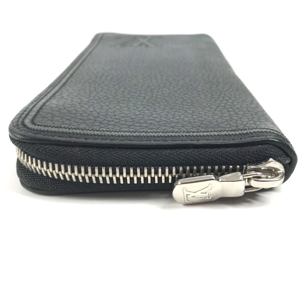 Louis Vuitton Wallet Vertical Zippy Taurillon Leather Noir Black — view 3