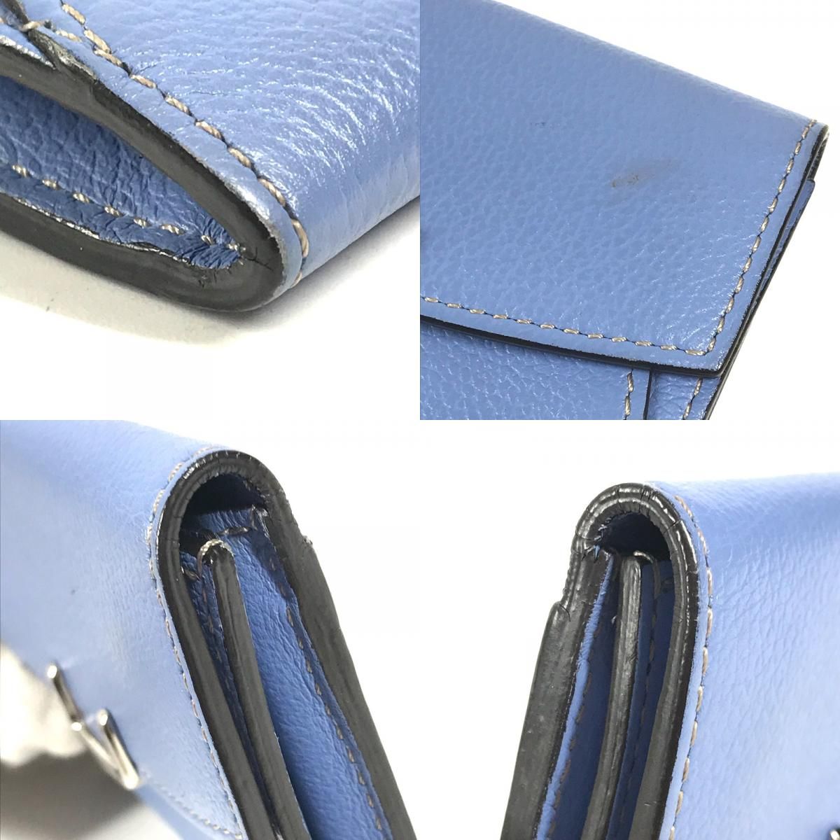 Cartier Coin Case Leather Blue — view 7