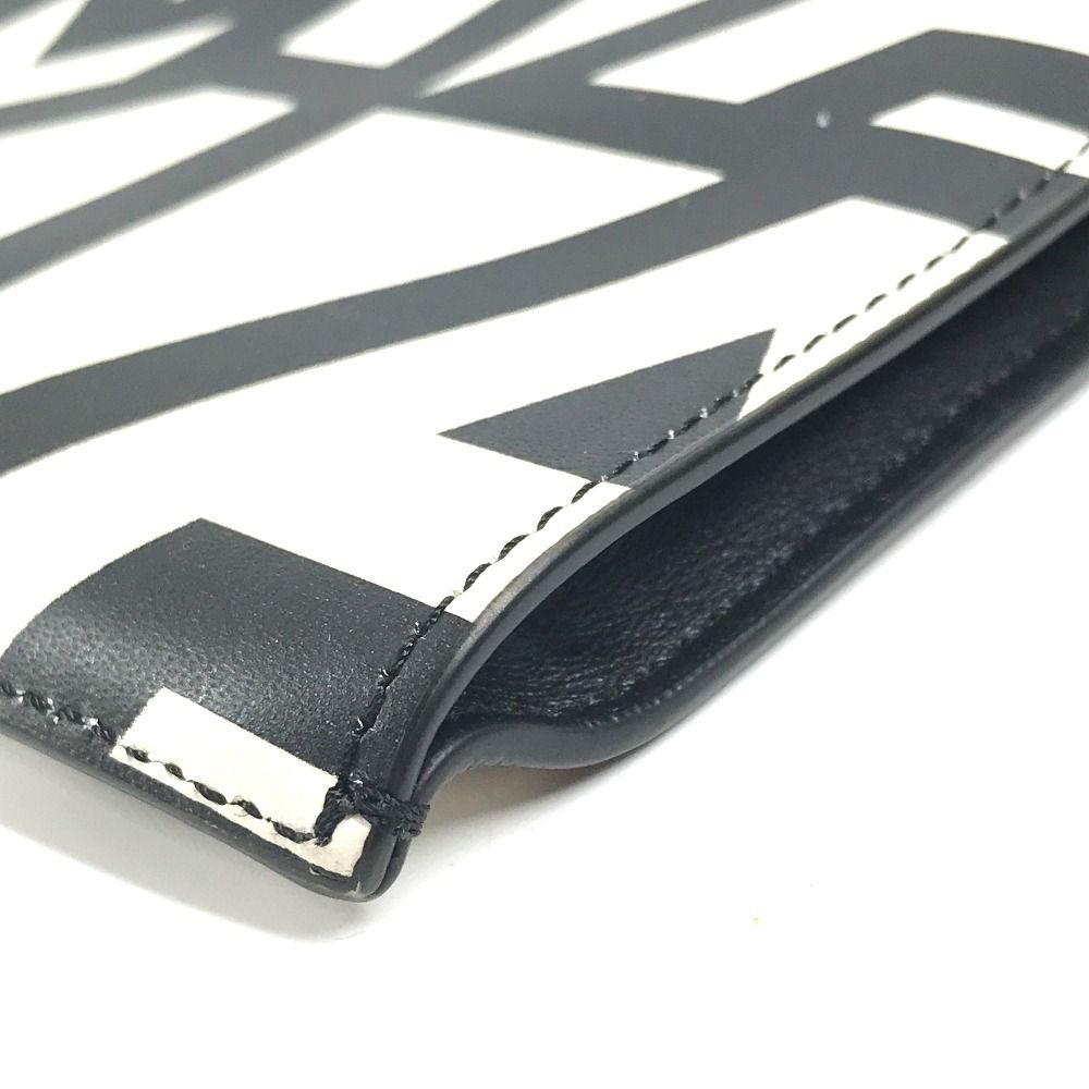 Fendi Clutch Logo Leather Black — view 6