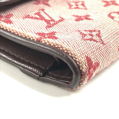 Louis Vuitton Wallet Porto Tresor International Monogram Mini Canvas Cherry Red — view 7