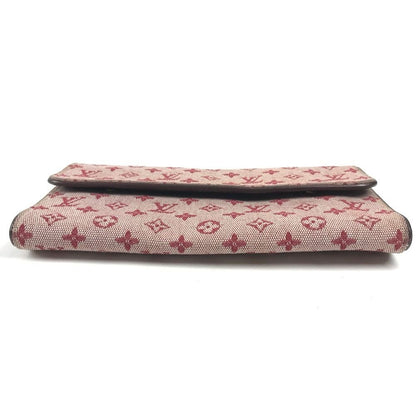 Louis Vuitton Wallet Porto Tresor International Monogram Mini Canvas Cherry Red — view 5