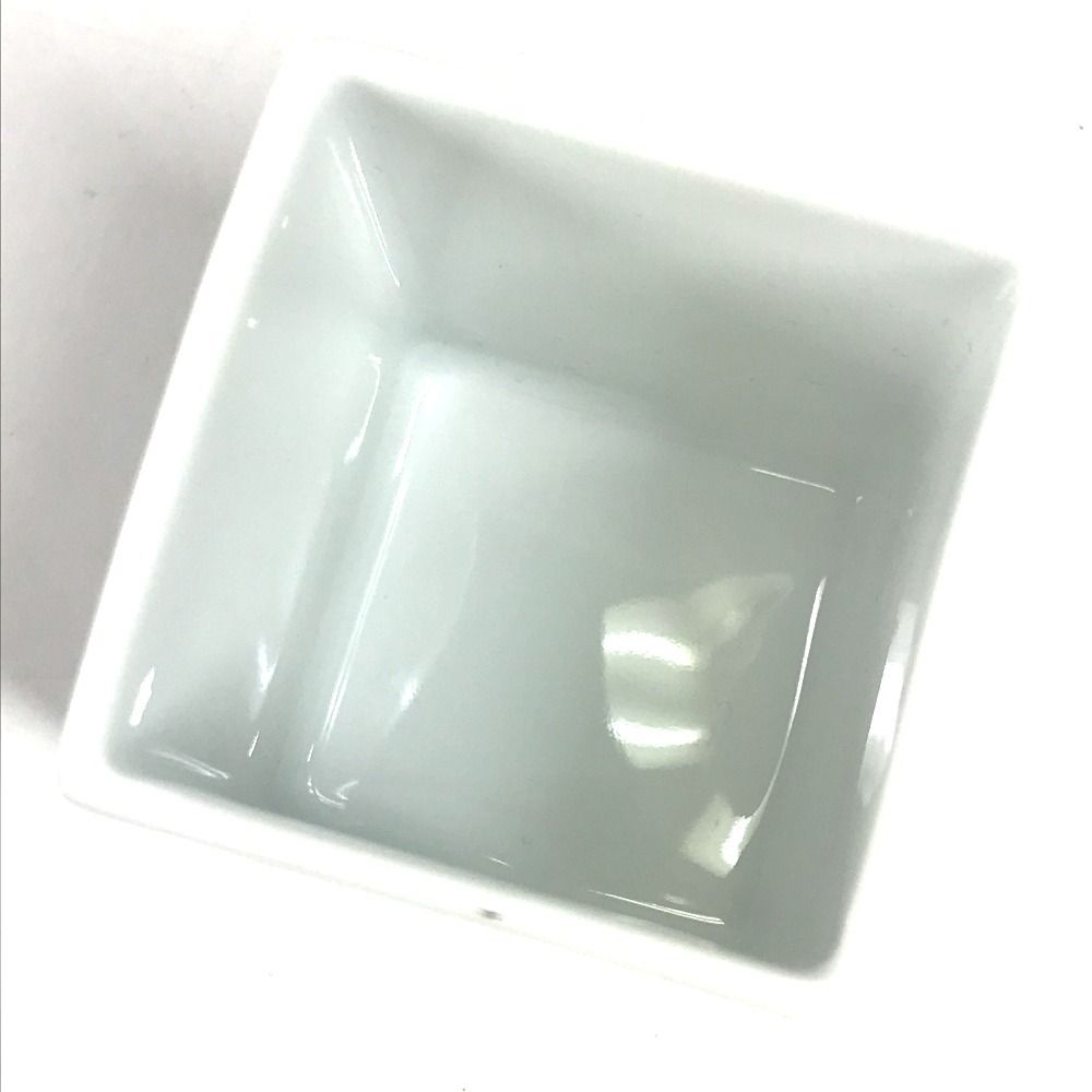 Hermes Deco Ash Mini Box Sugar Box Pottery White Shoulder Bag — view 6
