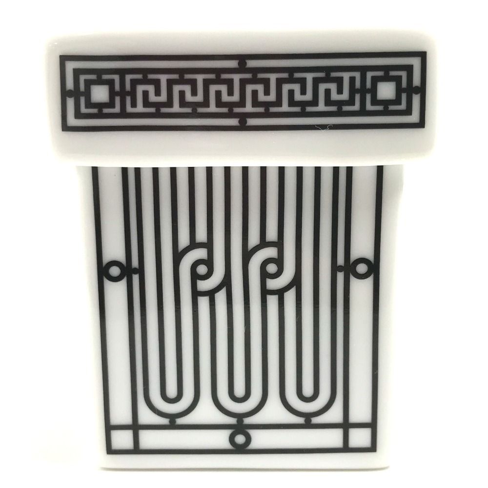 Hermes Deco Ash Mini Box Sugar Box Pottery White Shoulder Bag — view 4