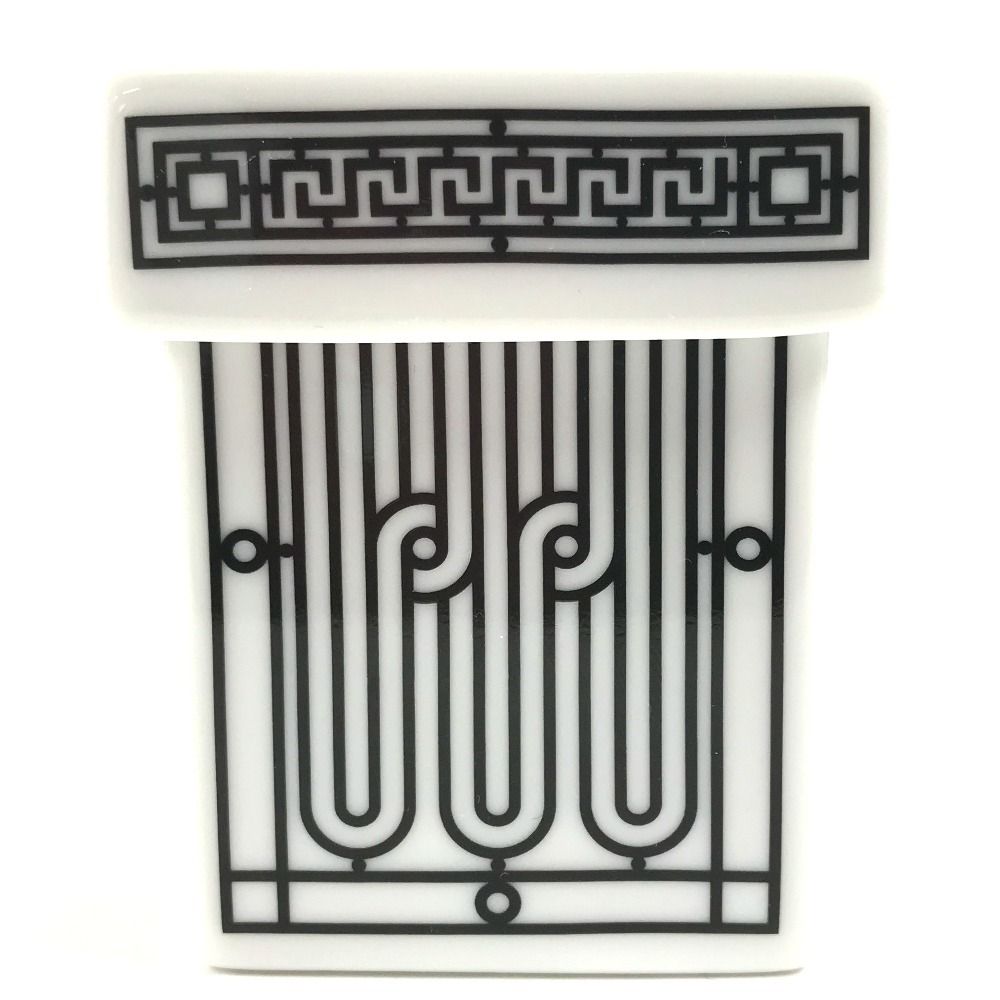 Hermes Deco Ash Mini Box Sugar Box Pottery White Shoulder Bag