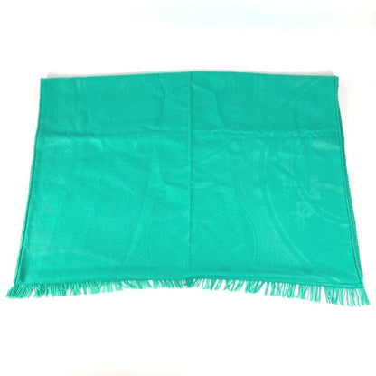 Hermes Shawl New Libris Cashmere Green Scarf — view 4