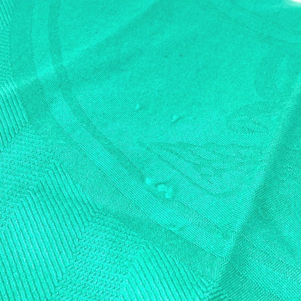 Hermes Shawl New Libris Cashmere Green Scarf — view 6