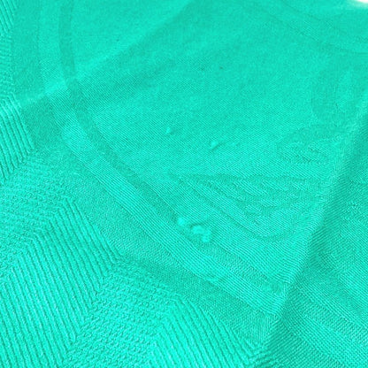 Hermes Shawl New Libris Cashmere Green Scarf — view 6