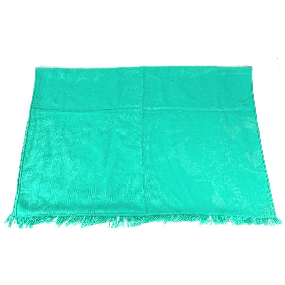 Hermes Shawl New Libris Cashmere Green Scarf — view 2