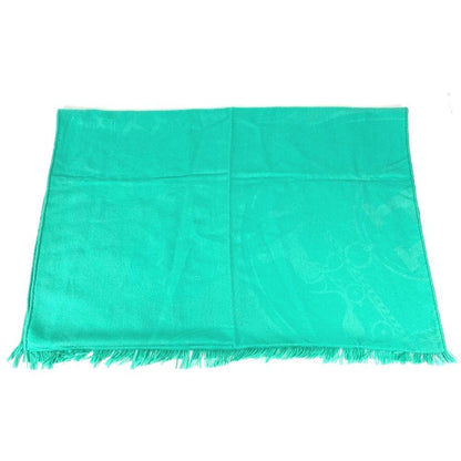 Hermes Shawl New Libris Cashmere Green Scarf — view 2