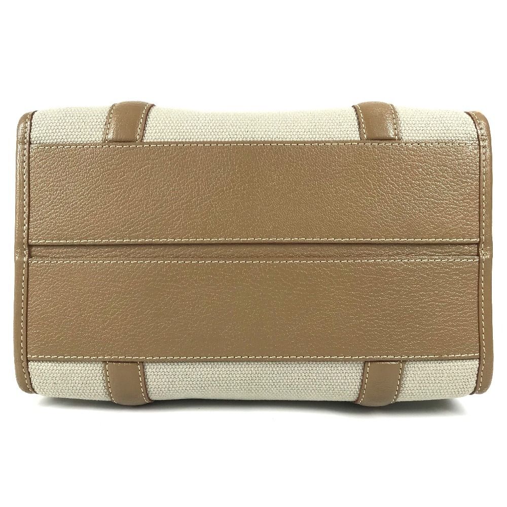 Louis Vuitton Tote Sac Neverfull 30 Leather Canvas Beige — view 5