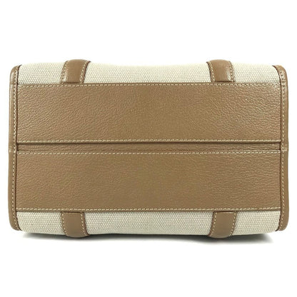 Louis Vuitton Tote Sac Neverfull 30 Leather Canvas Beige — view 5
