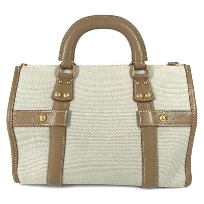 Louis Vuitton Tote Sac Neverfull 30 Leather Canvas Beige — view 2