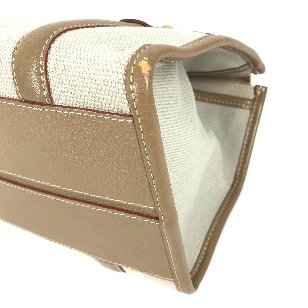 Louis Vuitton Tote Sac Neverfull 30 Leather Canvas Beige — view 6