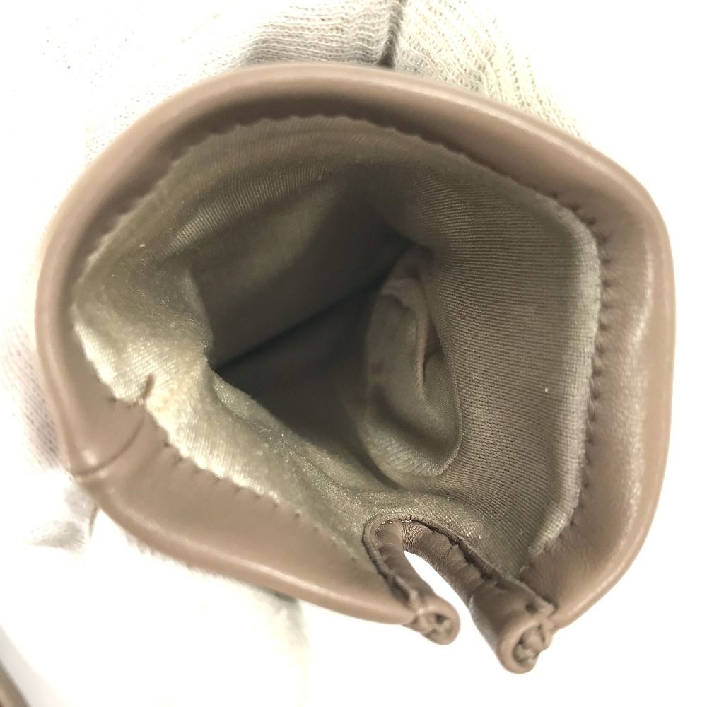 Hermes Gloves Leather Etoupe Gray — view 6