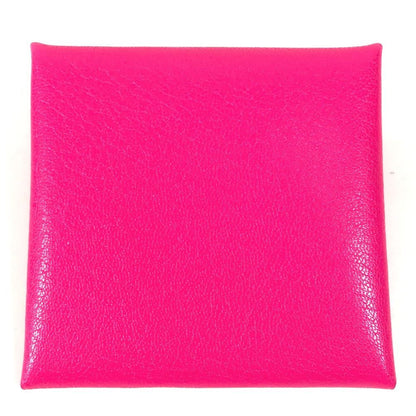 Hermes Coin Case Bastia Leather Pink — view 2