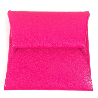 Hermes Coin Case Bastia Leather Pink