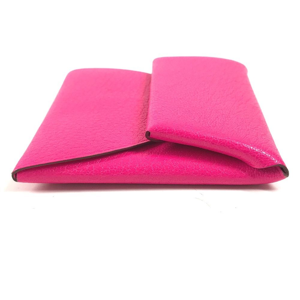 Hermes Coin Case Bastia Leather Pink — view 3