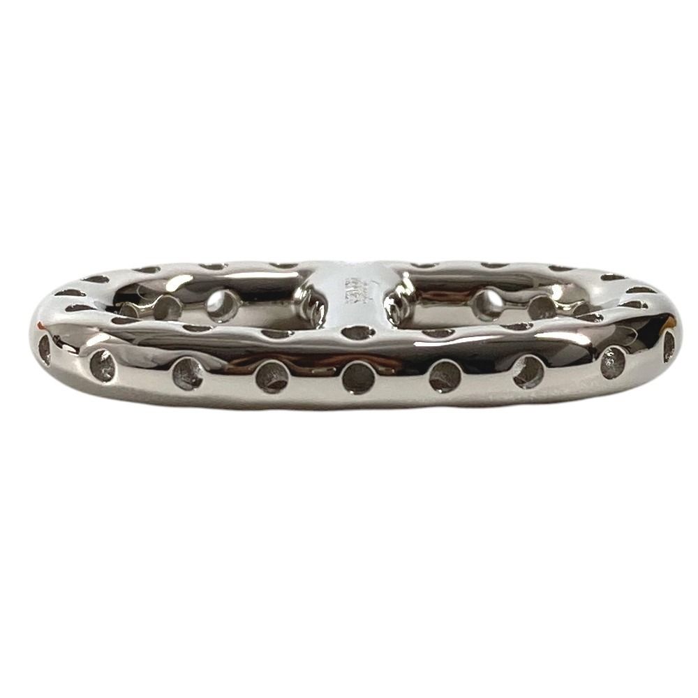 Hermes Scarf Ring Mini Chaine D'ancre Perforet Brass Palladium Silver — view 6