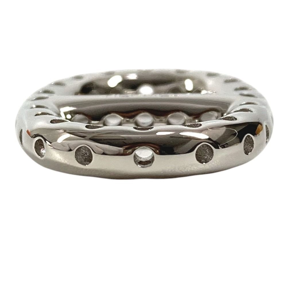 Hermes Scarf Ring Mini Chaine D'ancre Perforet Brass Palladium Silver — view 4