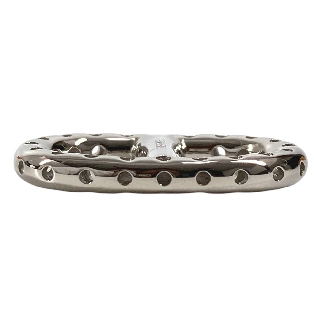 Hermes Scarf Ring Mini Chaine D'ancre Perforet Brass Palladium Silver — view 5