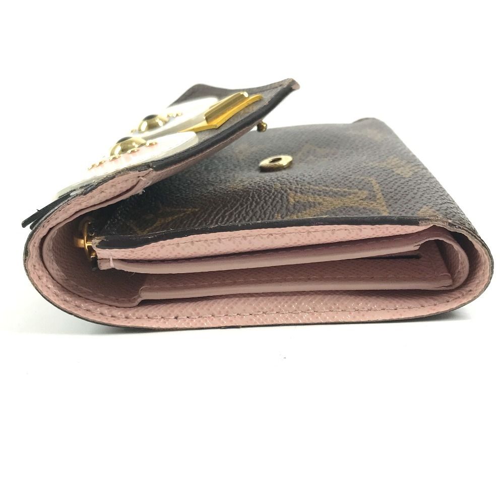 Louis Vuitton Trifold Wallet Portefeuille Victorine Monogram Canvas Pink — view 4
