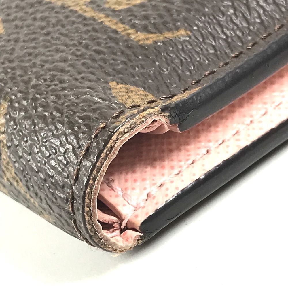 Louis Vuitton Trifold Wallet Portefeuille Victorine Monogram Canvas Pink — view 6