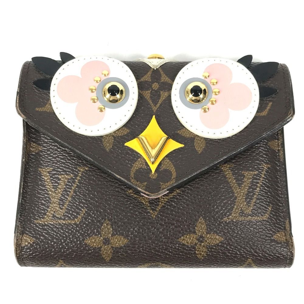 Louis Vuitton Trifold Wallet Portefeuille Victorine Monogram Canvas Pink