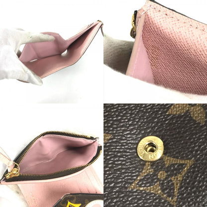 Louis Vuitton Trifold Wallet Portefeuille Victorine Monogram Canvas Pink — view 9
