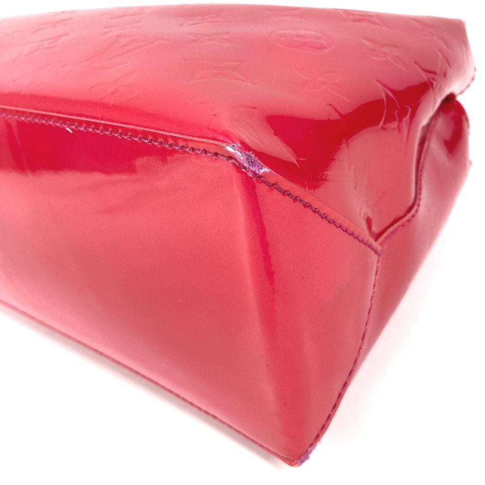 Louis Vuitton Handbag Wilshire Blue Bird Monogram Vernis Rose Pop Pink — view 6