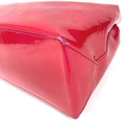 Louis Vuitton Handbag Wilshire Blue Bird Monogram Vernis Rose Pop Pink — view 6