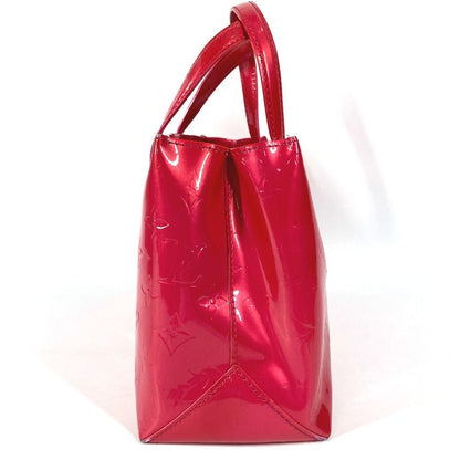 Louis Vuitton Handbag Wilshire Blue Bird Monogram Vernis Rose Pop Pink — view 4