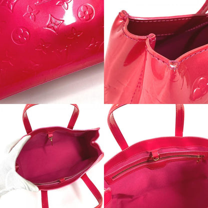 Louis Vuitton Handbag Wilshire Blue Bird Monogram Vernis Rose Pop Pink — view 8