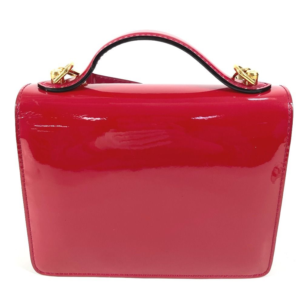 Louis Vuitton Handbag Monceau BB Patent Leather Rose Indien Purple — view 2