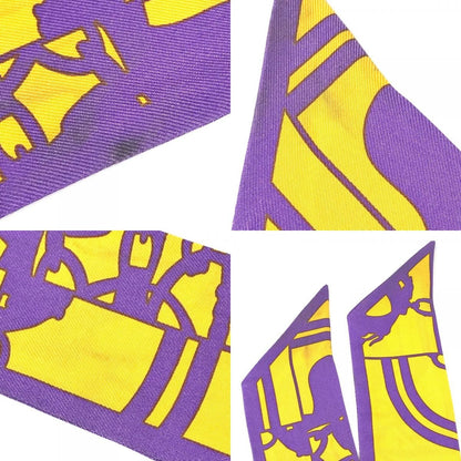 Hermes Scarf Twilly Tiri Silk Purple — view 9
