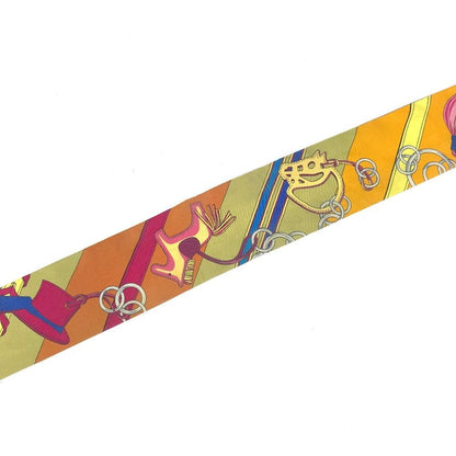 Hermes Scarf Twilly Tiri Silk Multicolor — view 3