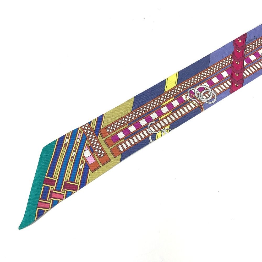 Hermes Scarf Twilly Tiri Silk Multicolor — view 5