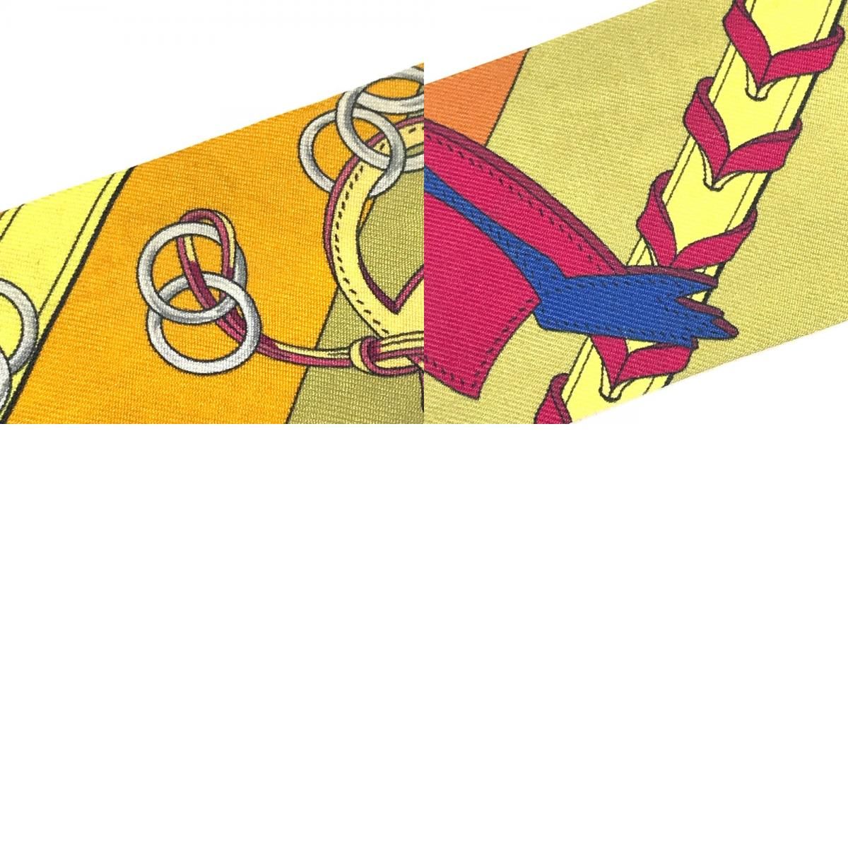 Hermes Scarf Twilly Tiri Silk Multicolor — view 9