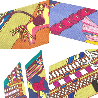 Hermes Scarf Twilly Tiri Silk Multicolor — view 8