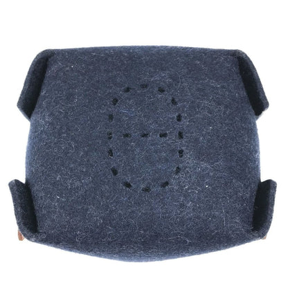 Hermes Case Vidopoche Passpass Felt Navy — view 5