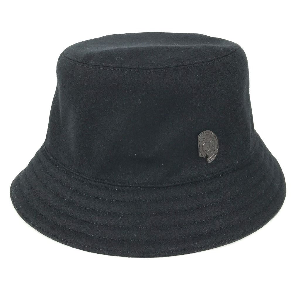 Hermes Hat Red Cru Cal Zel Wool Black