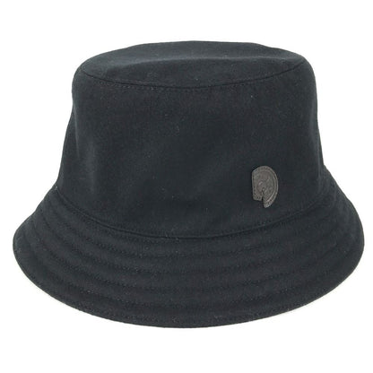 Hermes Hat Red Cru Cal Zel Wool Black