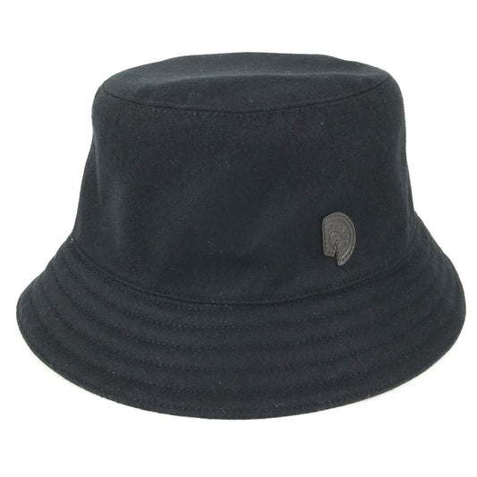 Hermes Hat Red Cru Cal Zel Wool Black