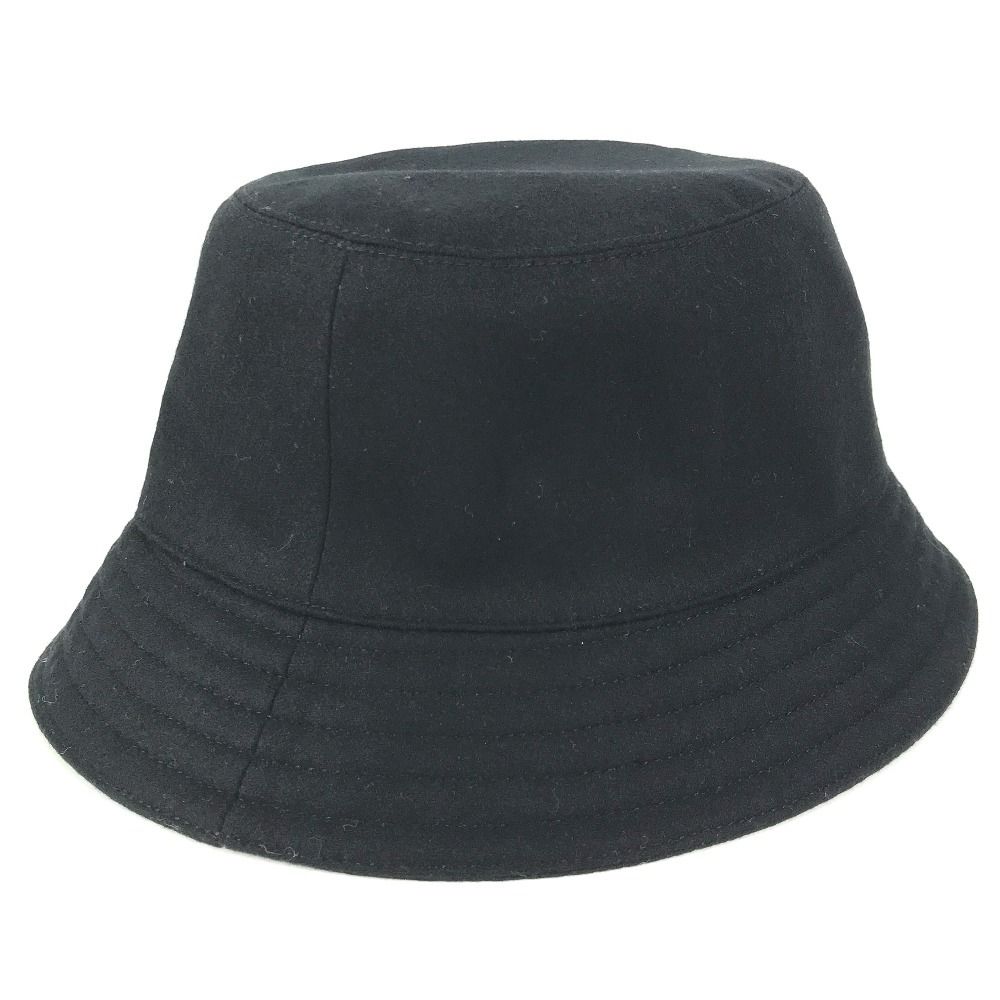 Hermes Hat Red Cru Cal Zel Wool Black — view 2