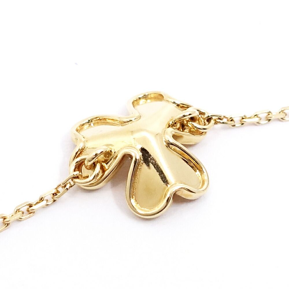 Van Cleef & Arpels 18k Yellow Gold Frivole Mini Bracelet Diamond — view 8