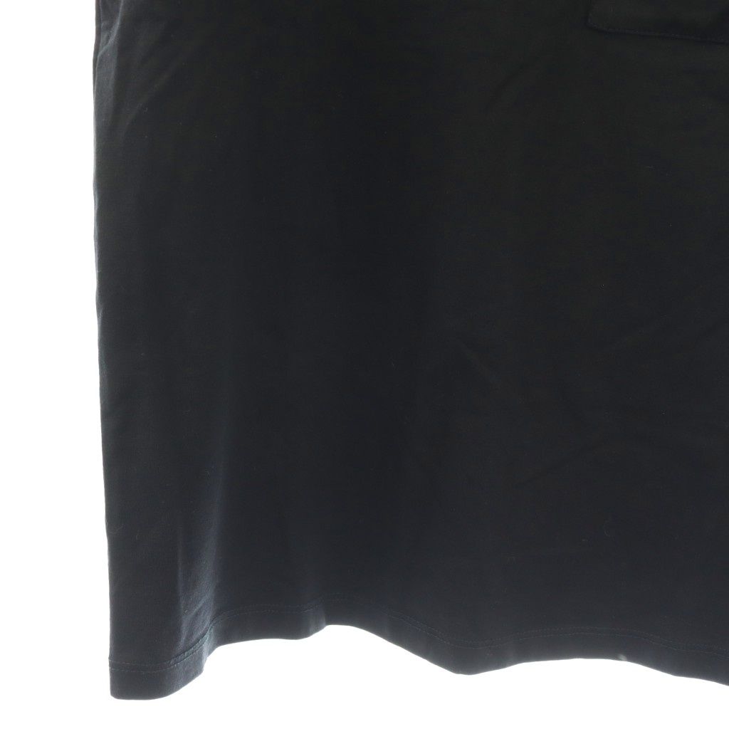 Max Mara White Tag T-Shirt Mlogo Crew Neck Black CX — view 4