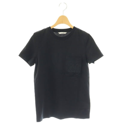 Max Mara White Tag T-Shirt Mlogo Crew Neck Black CX