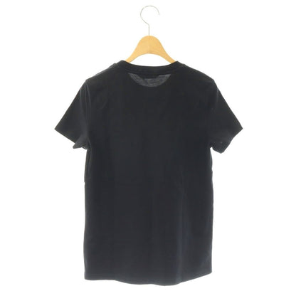 Max Mara White Tag T-Shirt Mlogo Crew Neck Black CX — view 2