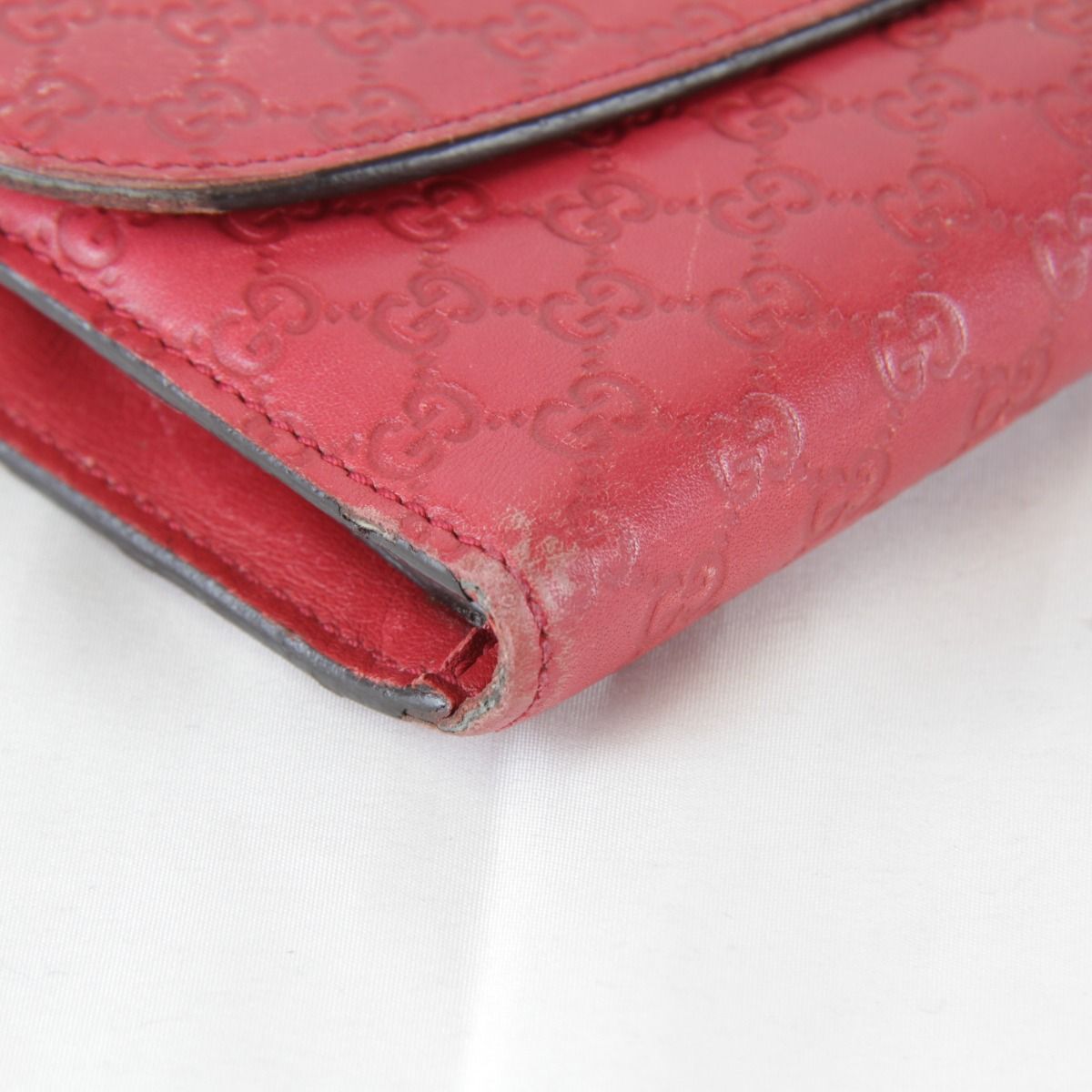 Gucci 0416 Wallet Leather Red — view 6